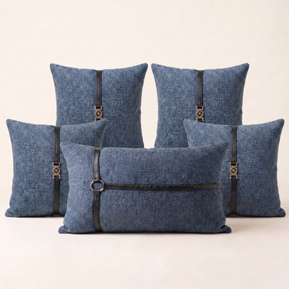 Signature Buckle complete five-piece cushion cover set