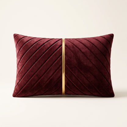 Velvet Majesty rectangular lumbar cushion cover