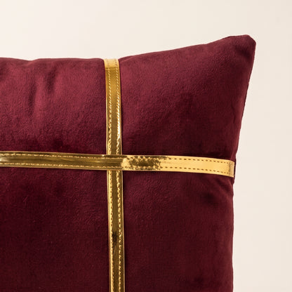 Close-up of Velvet Majesty velvet texture and refined stitching