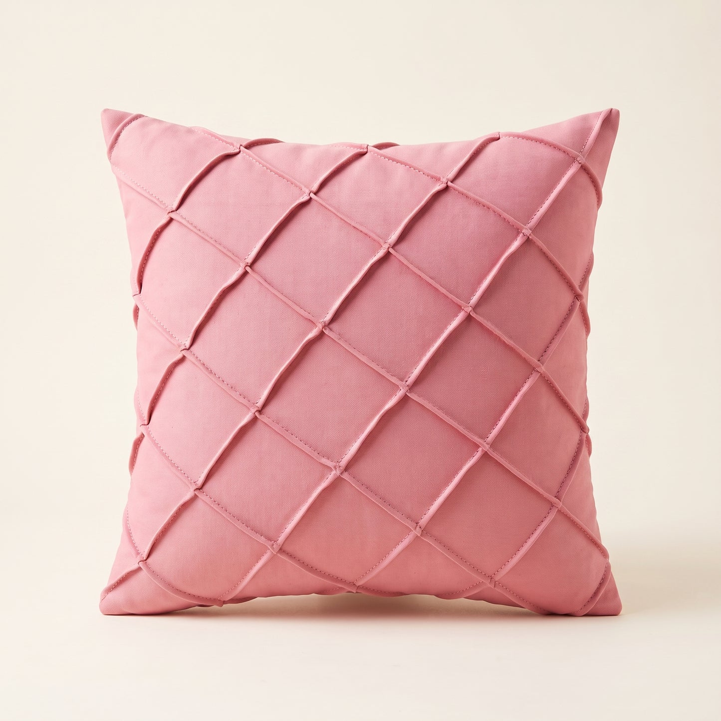 Diamond Royale square cushion cover with refined diamond detailing