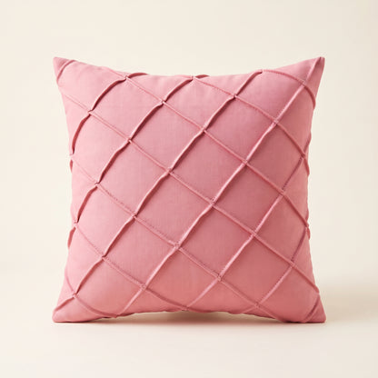 Diamond Royale square cushion cover with refined diamond detailing