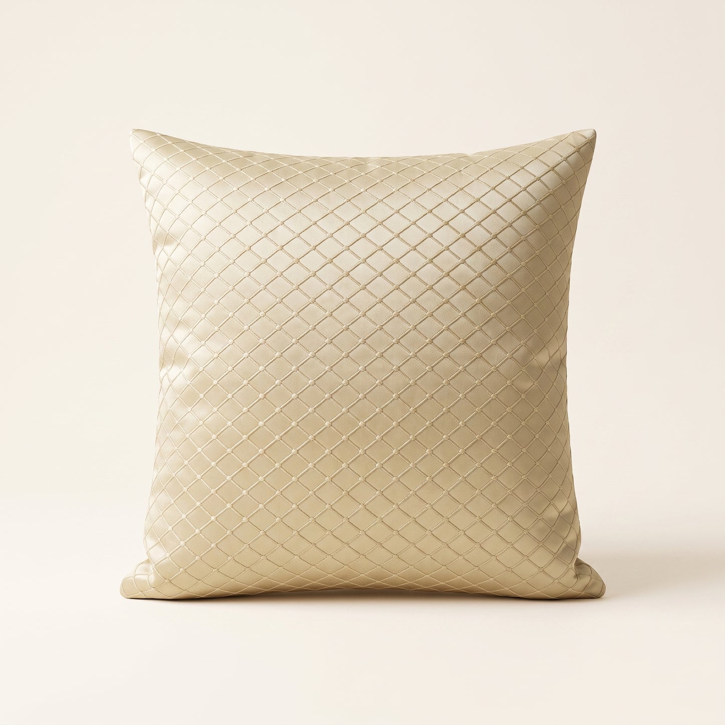 Geometric Sequence square cushion cover with structured geometric detailing